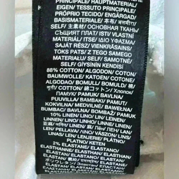 7 For All Mankind White Sleeveless‎ Belted Shirt Size M - Picture 7 of 7